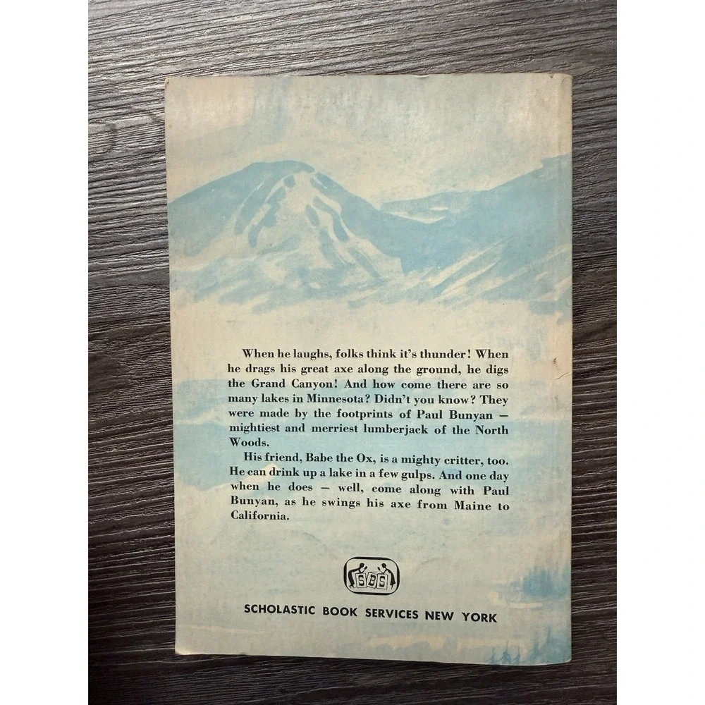 Paul Bunyan Swings His Axe paperback 1963 1st‎ Printing